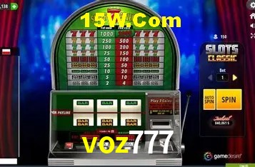voz777 Brasília - Jogo Features